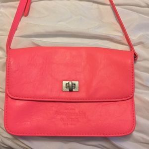 Small Abercrombie pink crossbody.